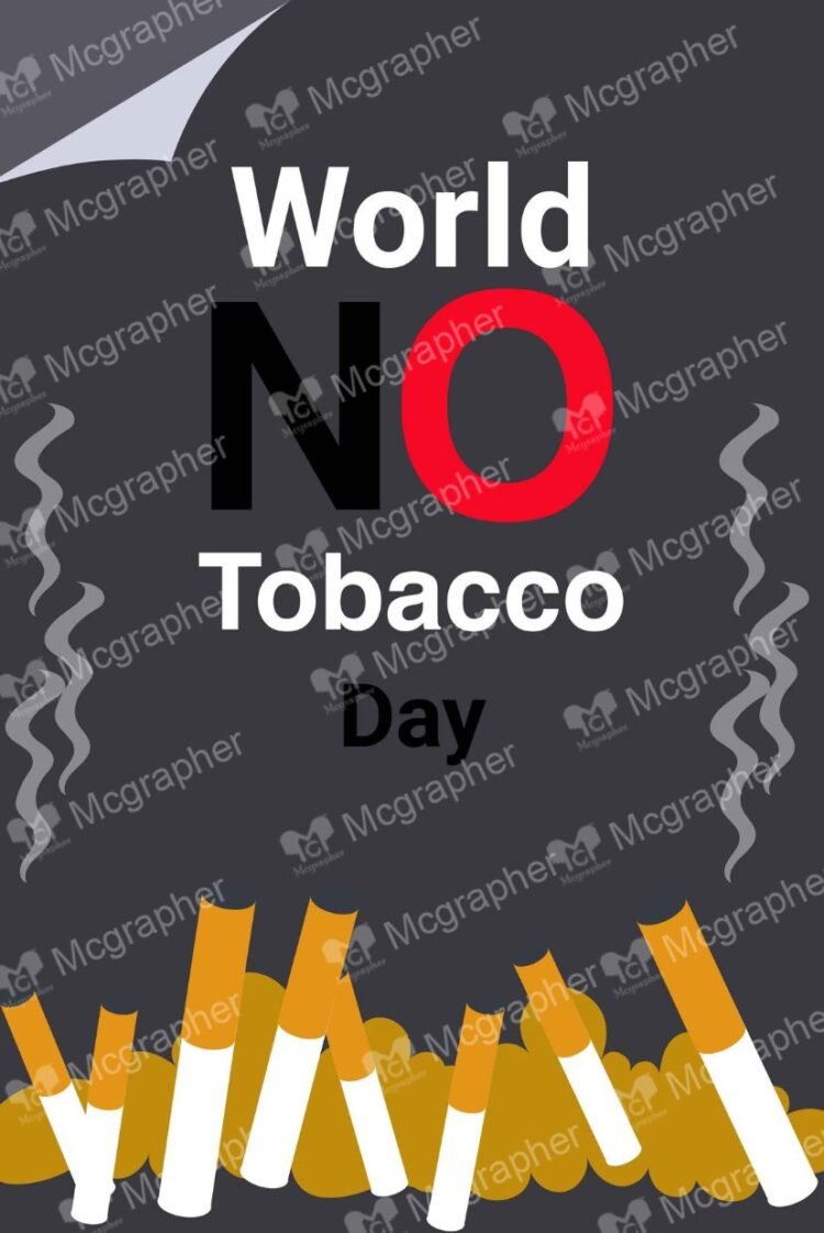 World Tobacco day No smoking vector Illustration