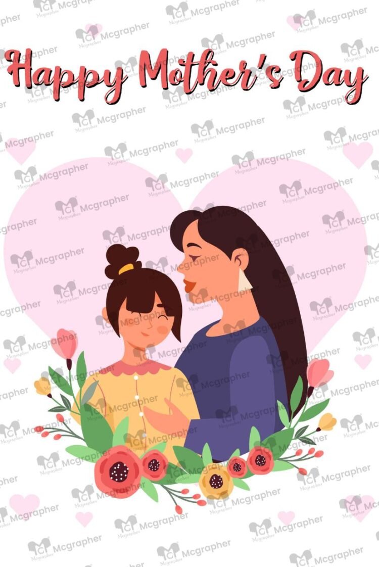 Mothers Day Supermom vector Illustration