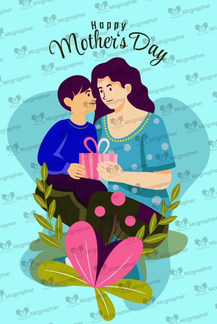 Happy Mothers Day Appreciation Illustration