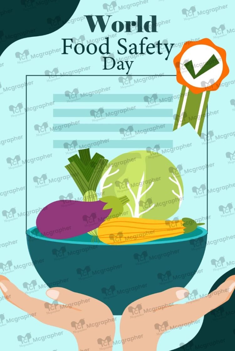 World food safety day food safety Illustration