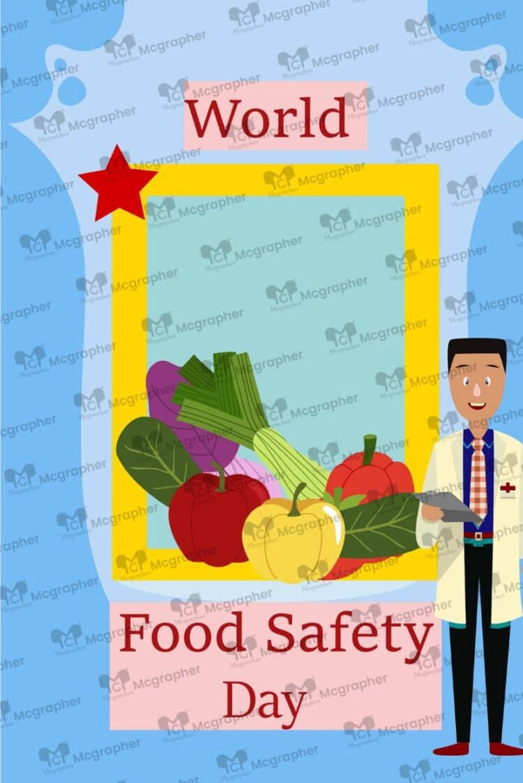 World food safety day WHO Illustration