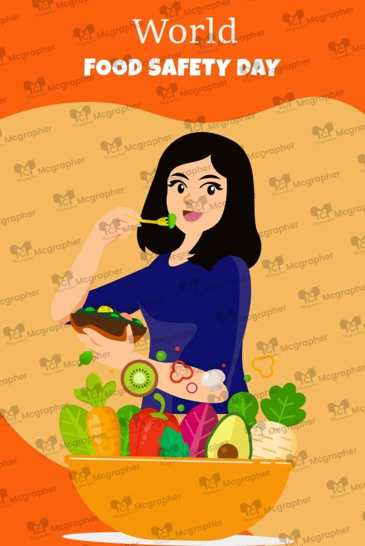 World food safety day quality Illustration