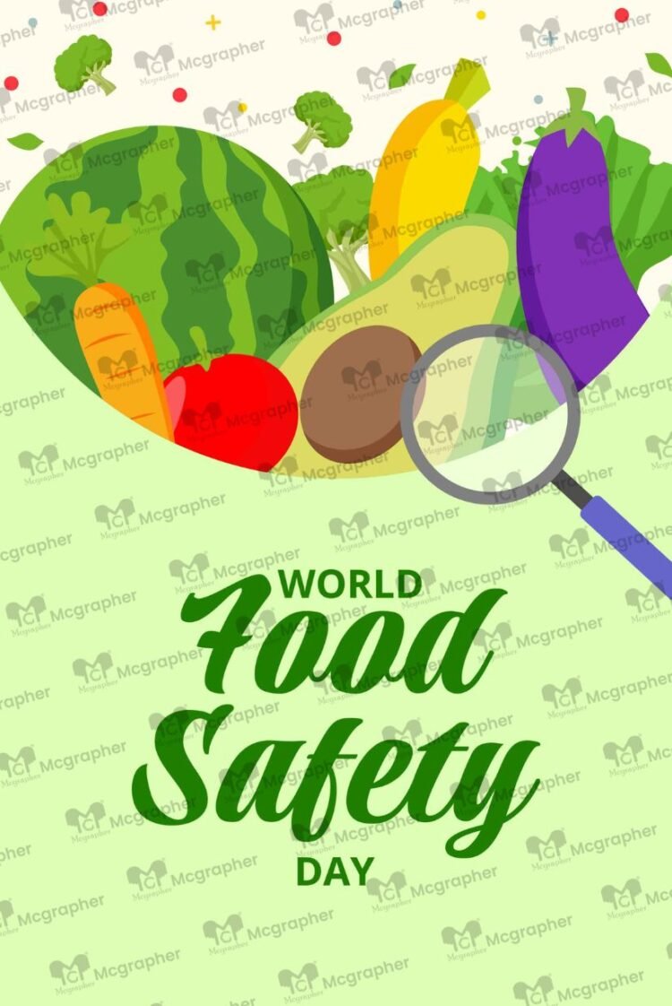 World food safety day Illustration