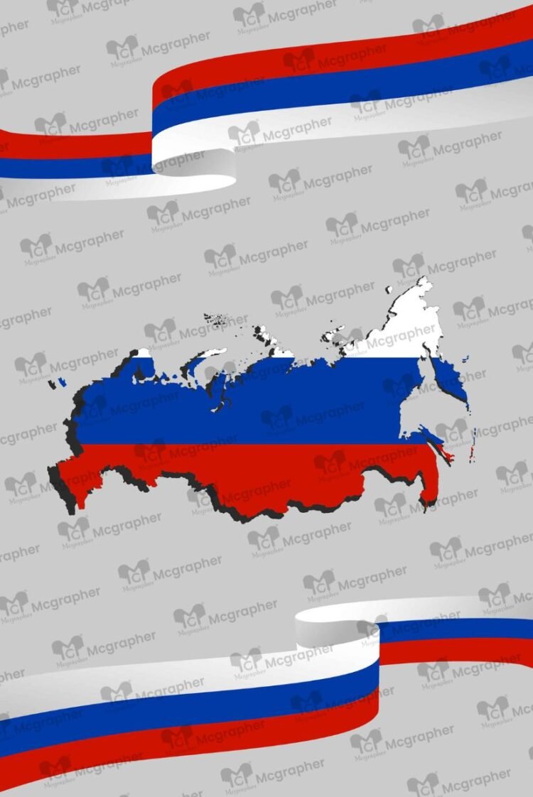 Russia Patriotic Vector Illustration