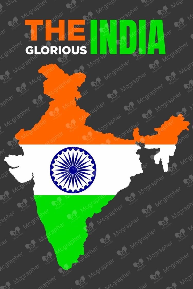 India Flag Tiranga Illustration