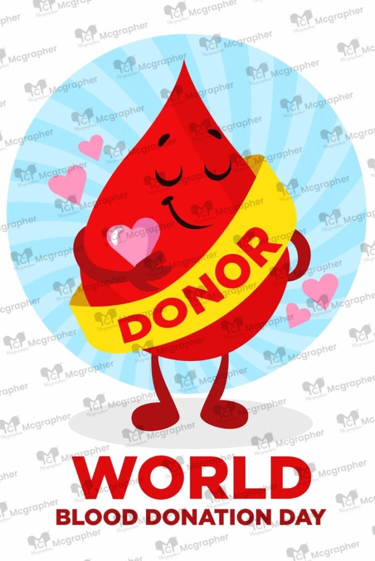 Blood Donation Day Illustration