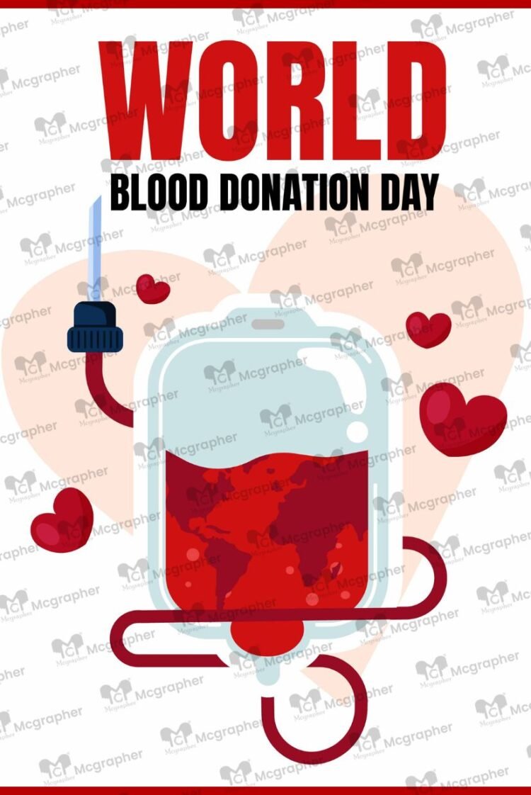 Blood Donation Day Life Saver Illustration