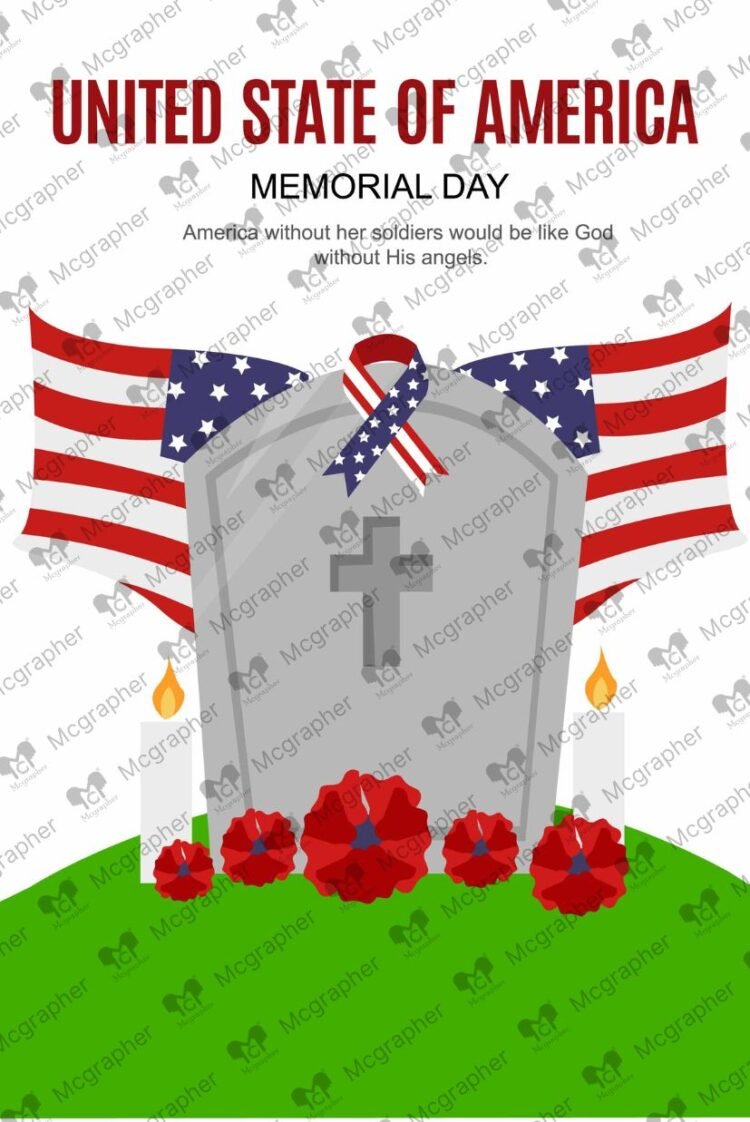 USA Memorial Illustration