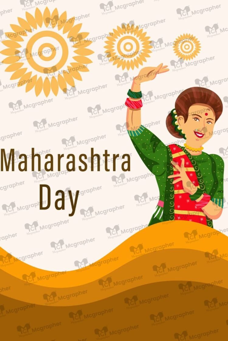 Maharashtra Diwas Marathi Pride vector Illustration