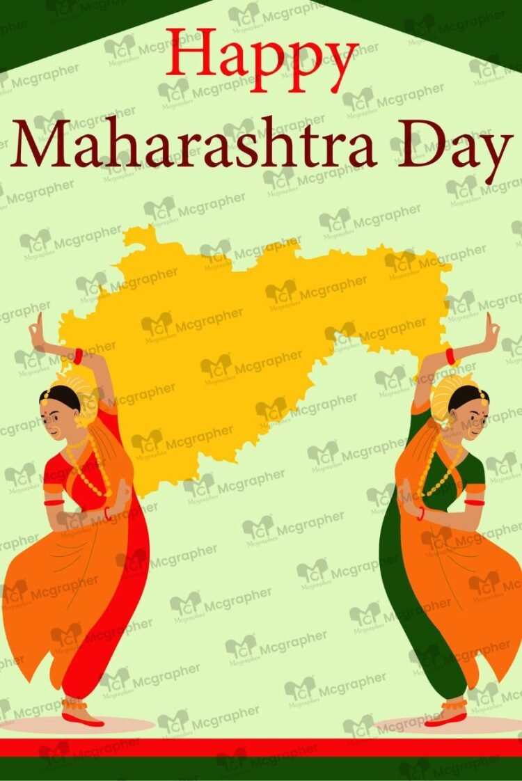 Happy Maharashtra Day vector art Illustration