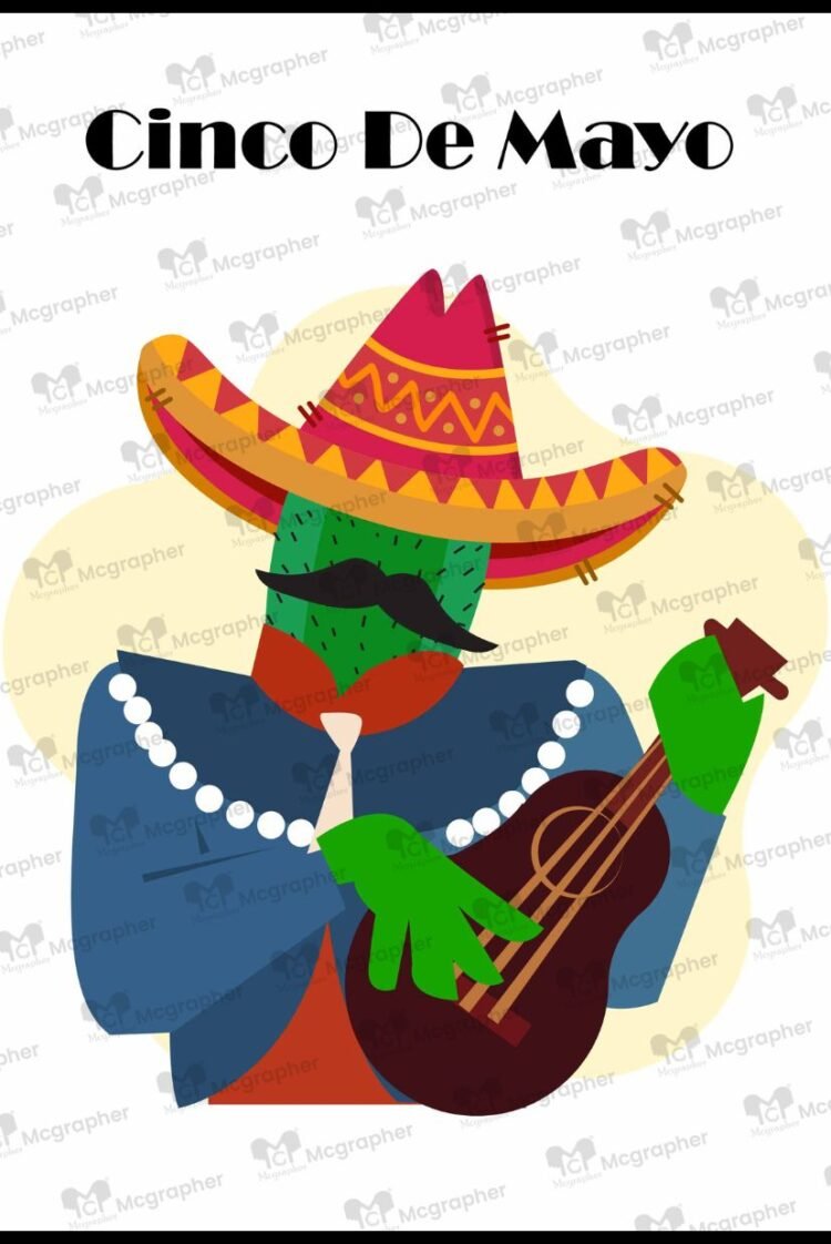 Cinco de mayo mexican festive Illustration