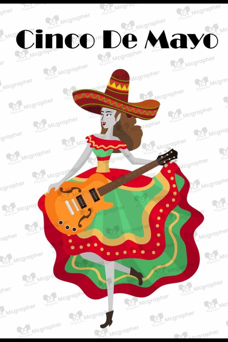 Cinco de mayo mexican Illustration