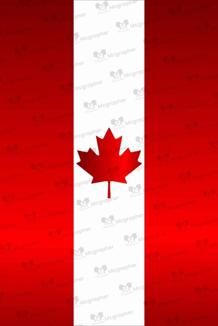 Canada National Flag Vector Illustration