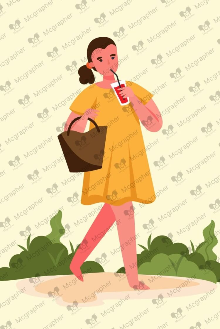 Summer vibes vector Illustration