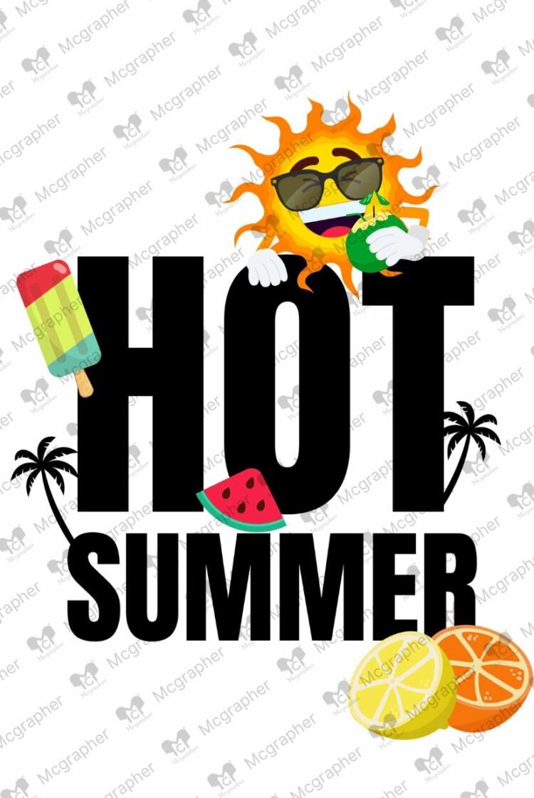 Hot Summer vibes Illustration