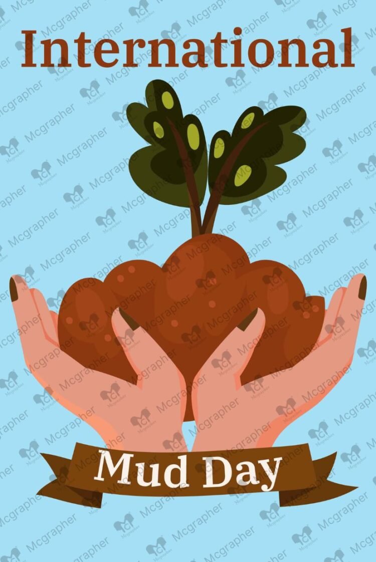 Mud Day vector Illustration