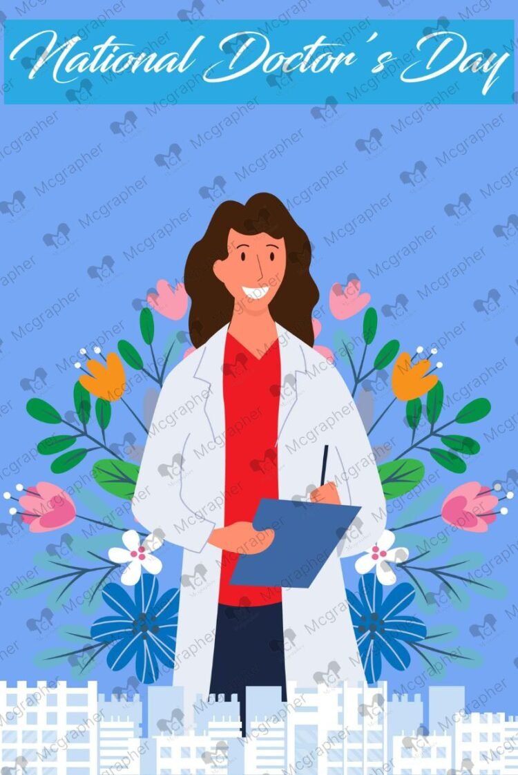 National Doctor's day Illustration