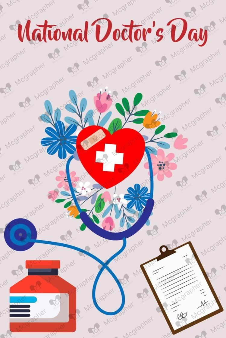 Doctor's day Illustration