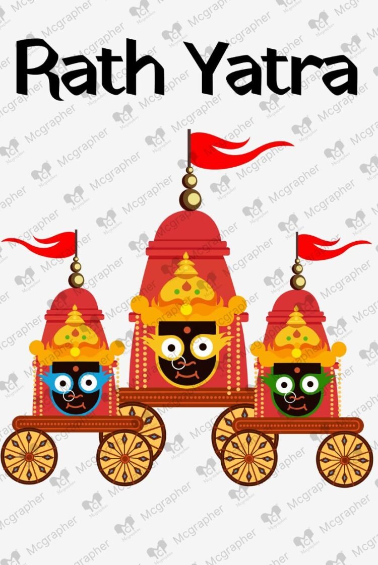 Rath Yatra festival hindu Illustration
