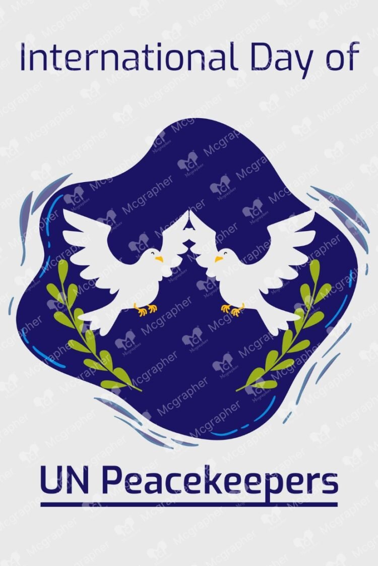 World Peacekeepers day Illustration