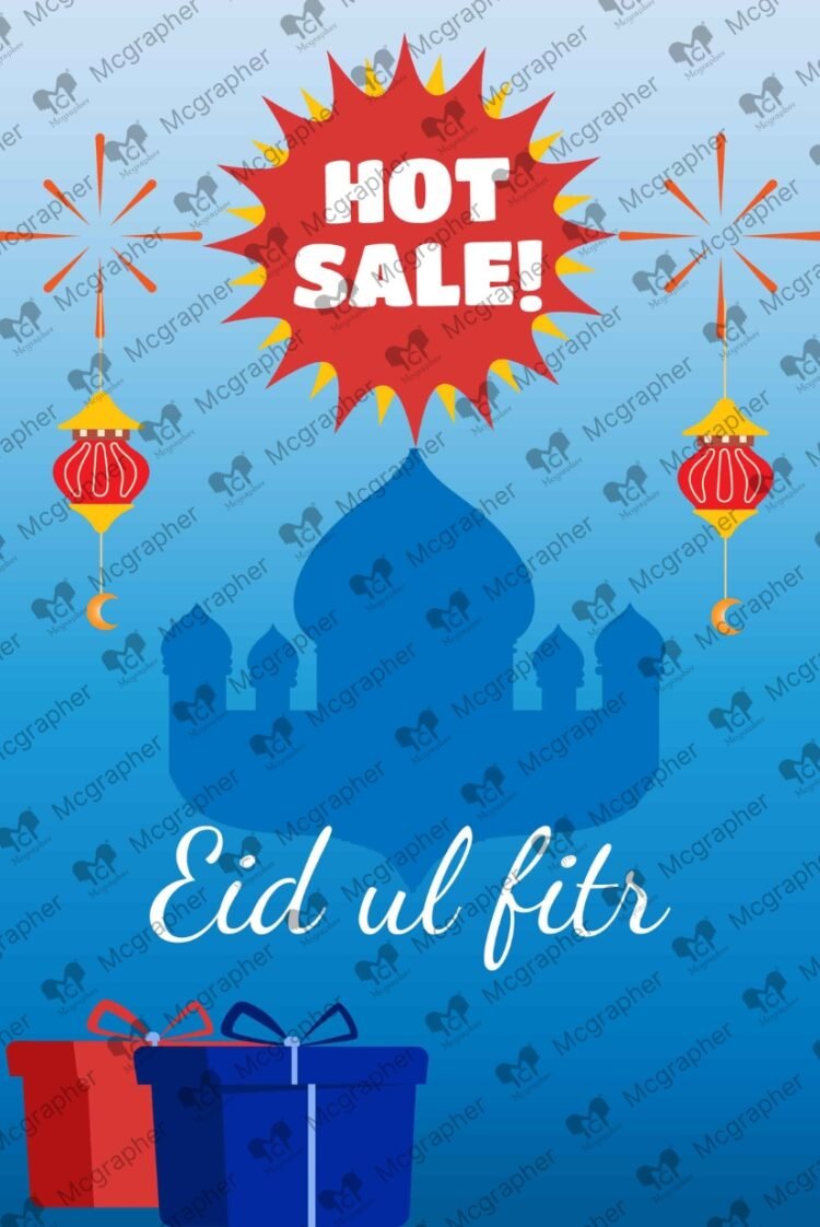Eid ul Fitr Hot Sale vector Illustration