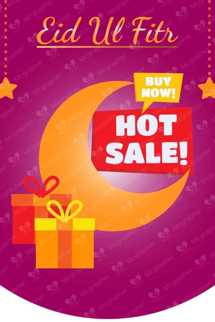 Eid ul Fitr Big Sale vector Illustration