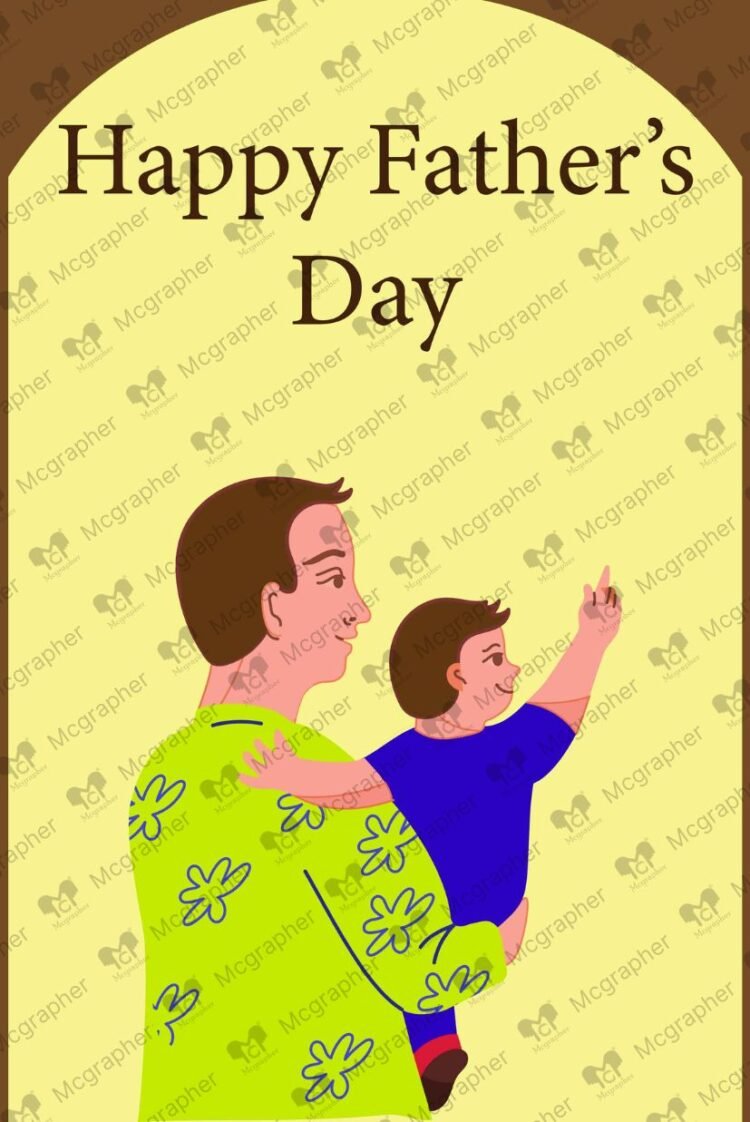 Happy Father's Day vector Illustration