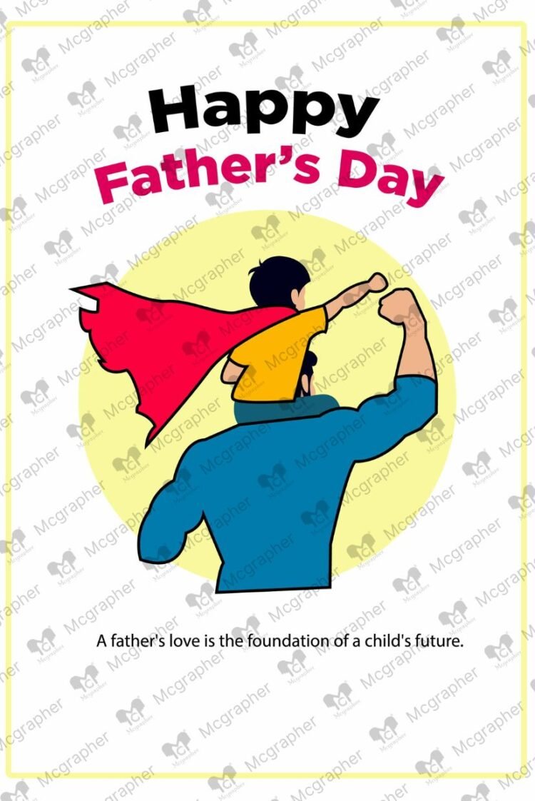 Father's Day dad art Illustration