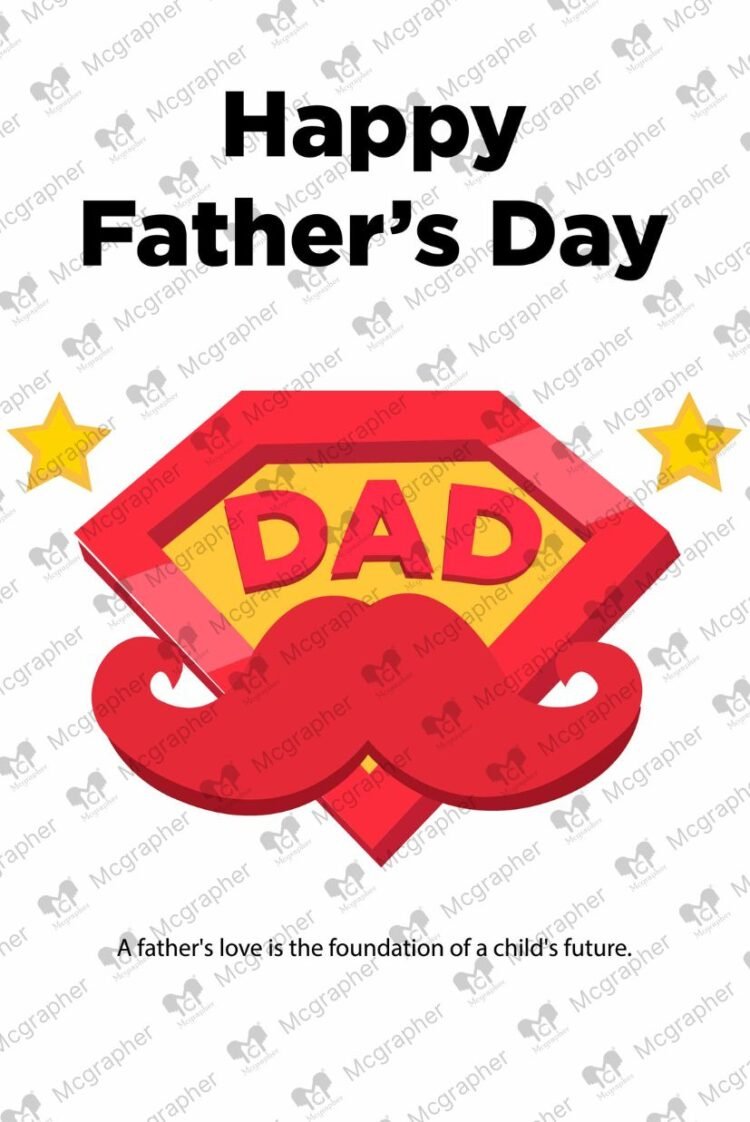 Father's Day best dad Illustration