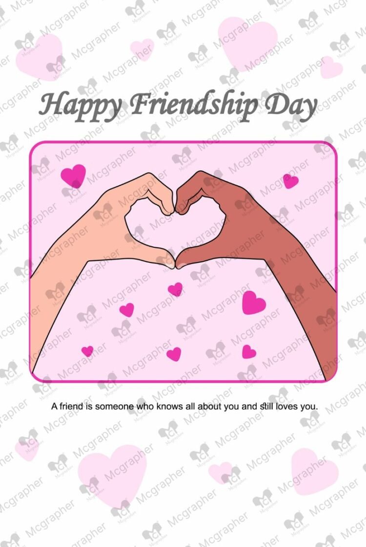Friendship day best friends Illustration