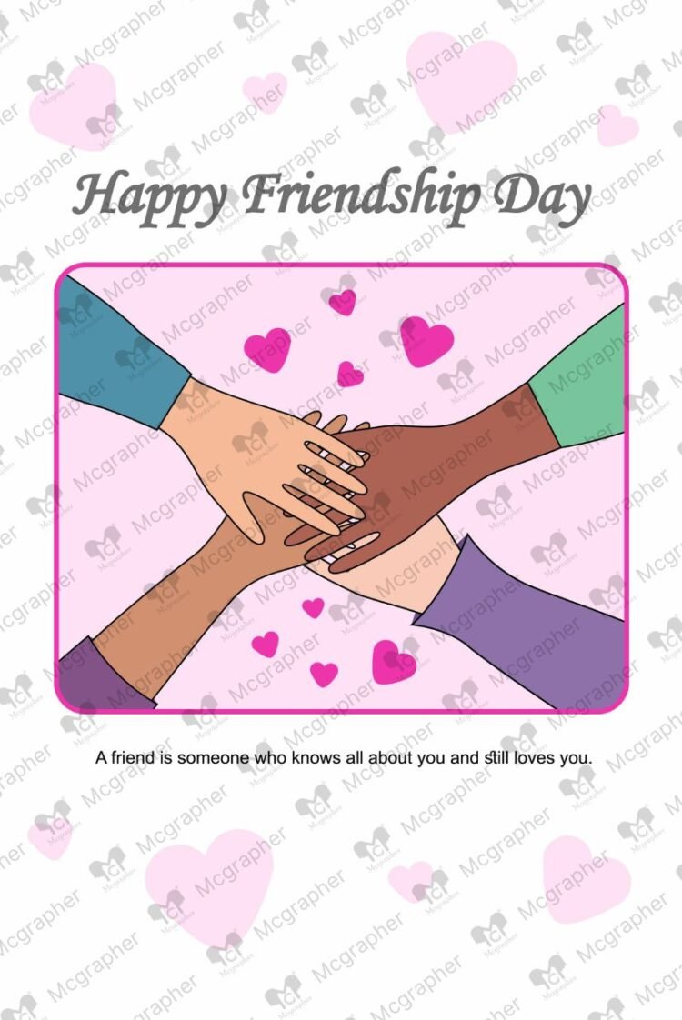 Friendship day bond Illustration