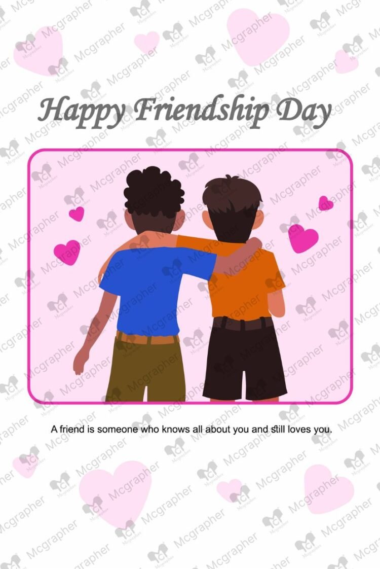 Friendship day art Illustration