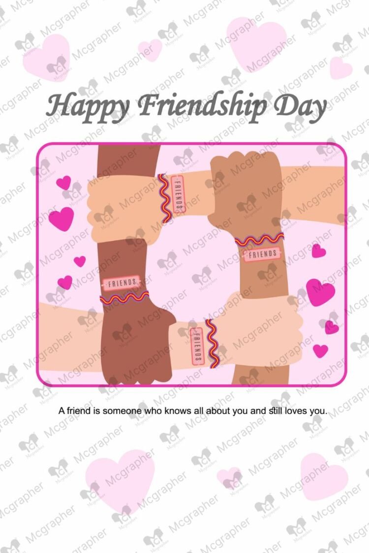 Friendship day Illustration