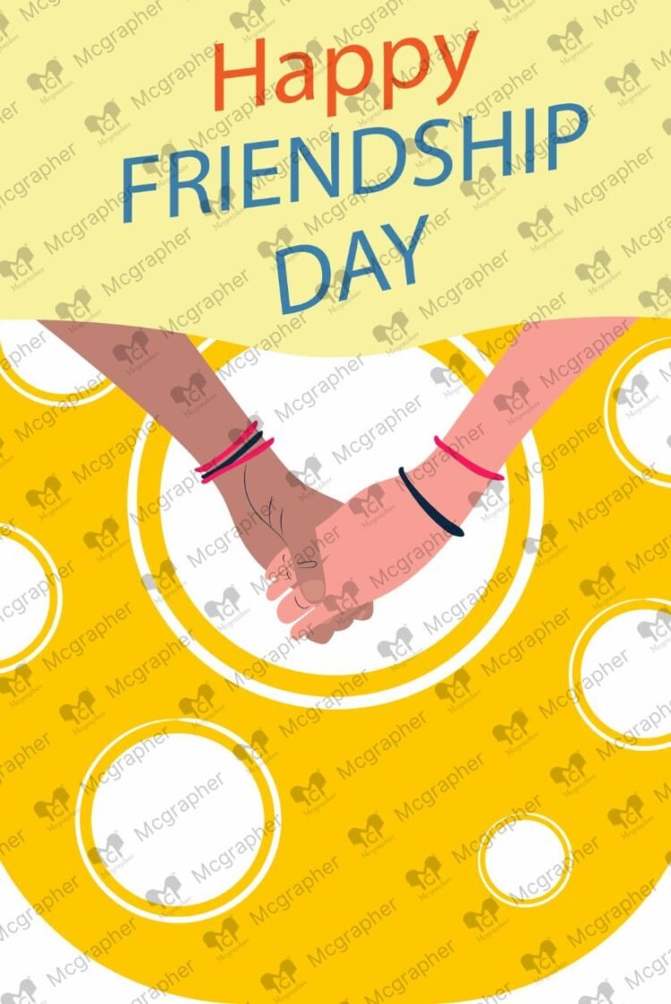 Friendship day vector Illustration