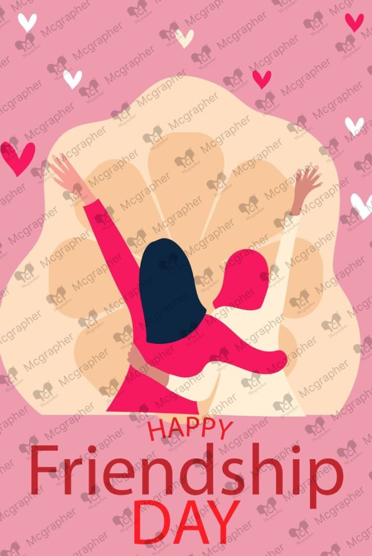 Happy Friendship day vector Illustration