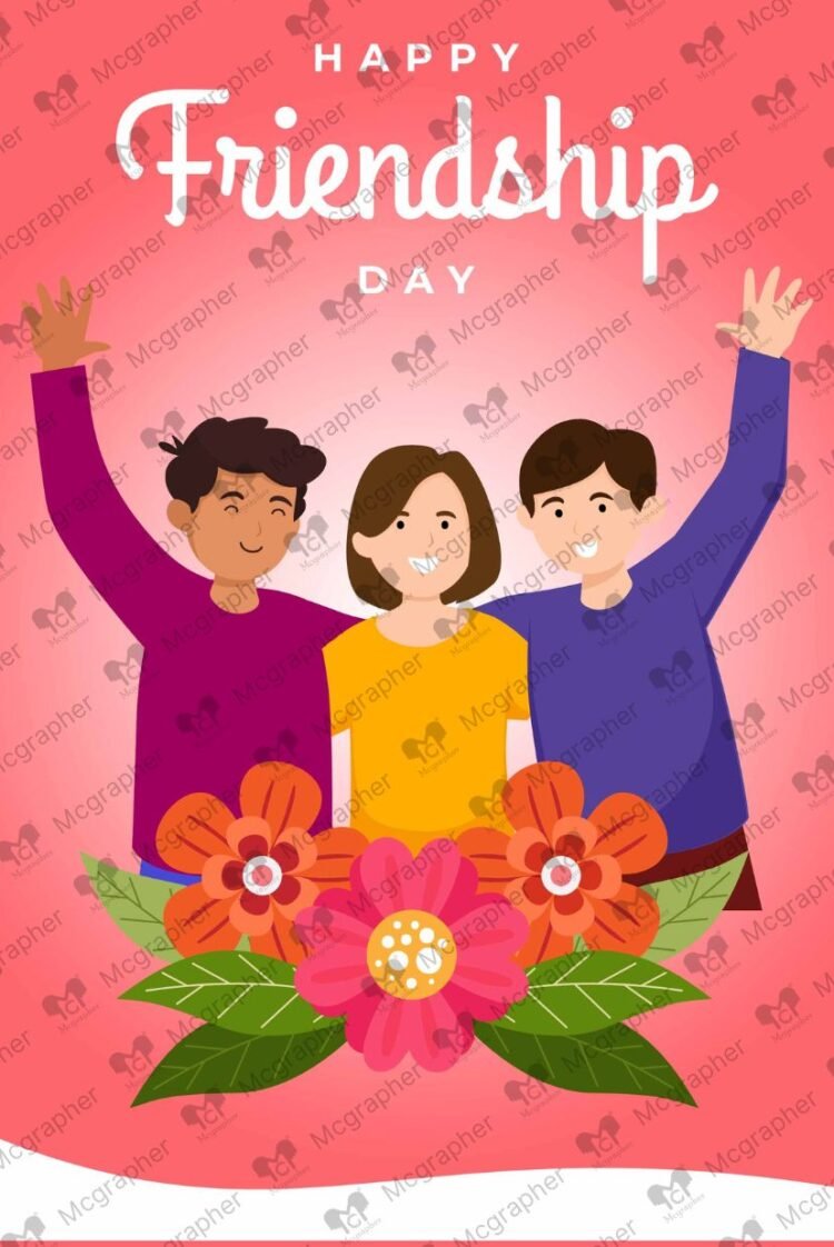Friendship day Bond vector Illustration