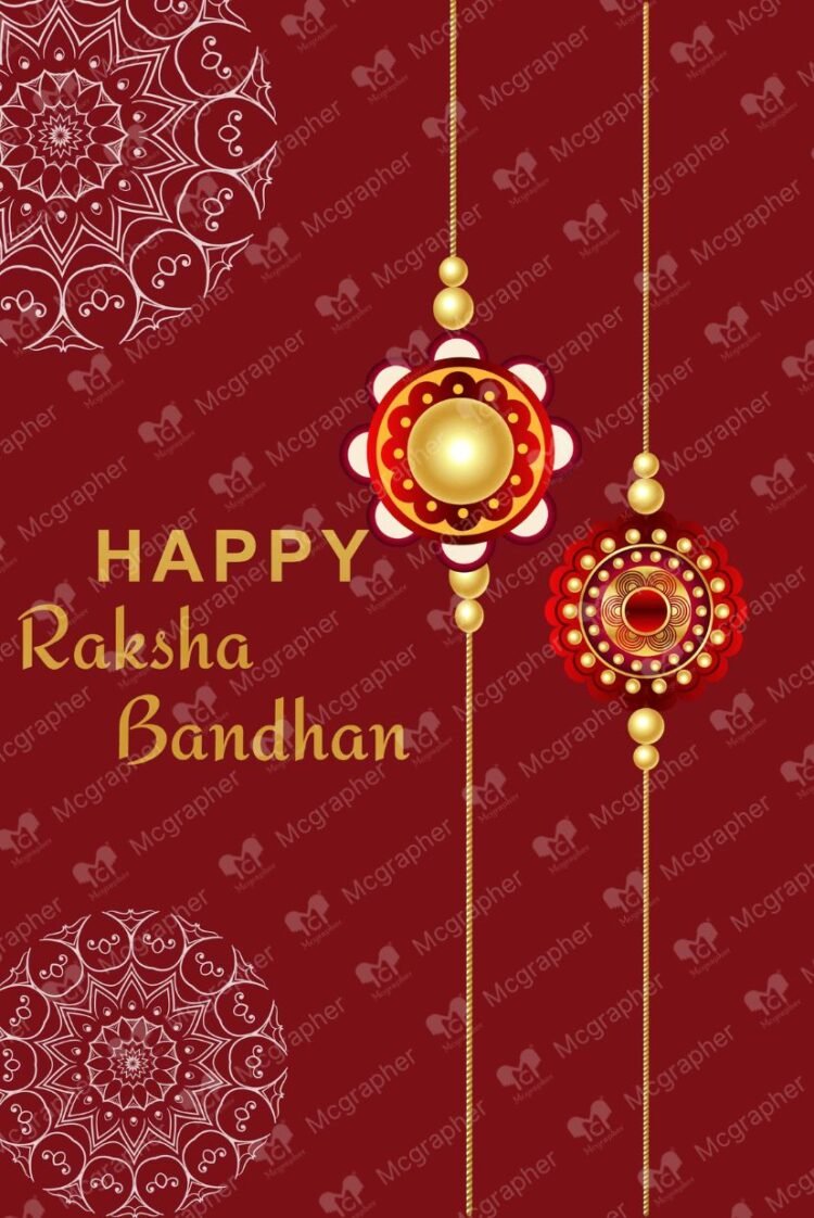 Raksha Bandhan rakhi art Illustration