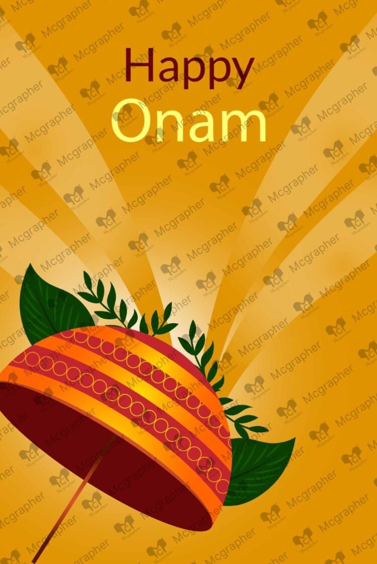 Onam festival Kerala vector Illustration