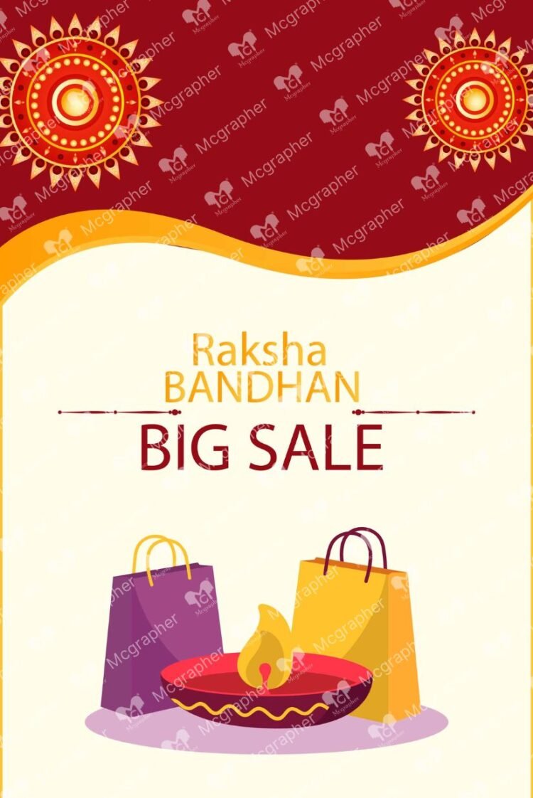 Raksha Bandhan Sale vector Illustration