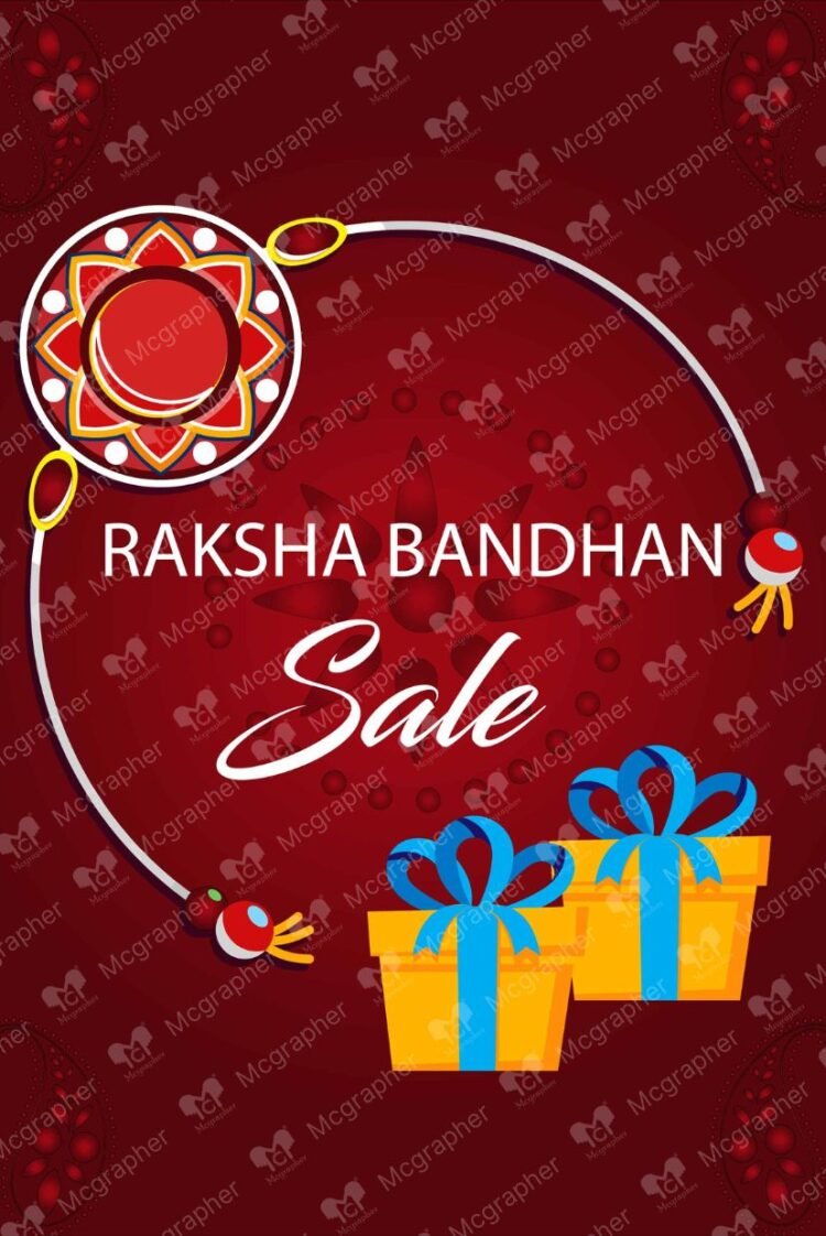Raksha Bandhan festive Sale Illustration