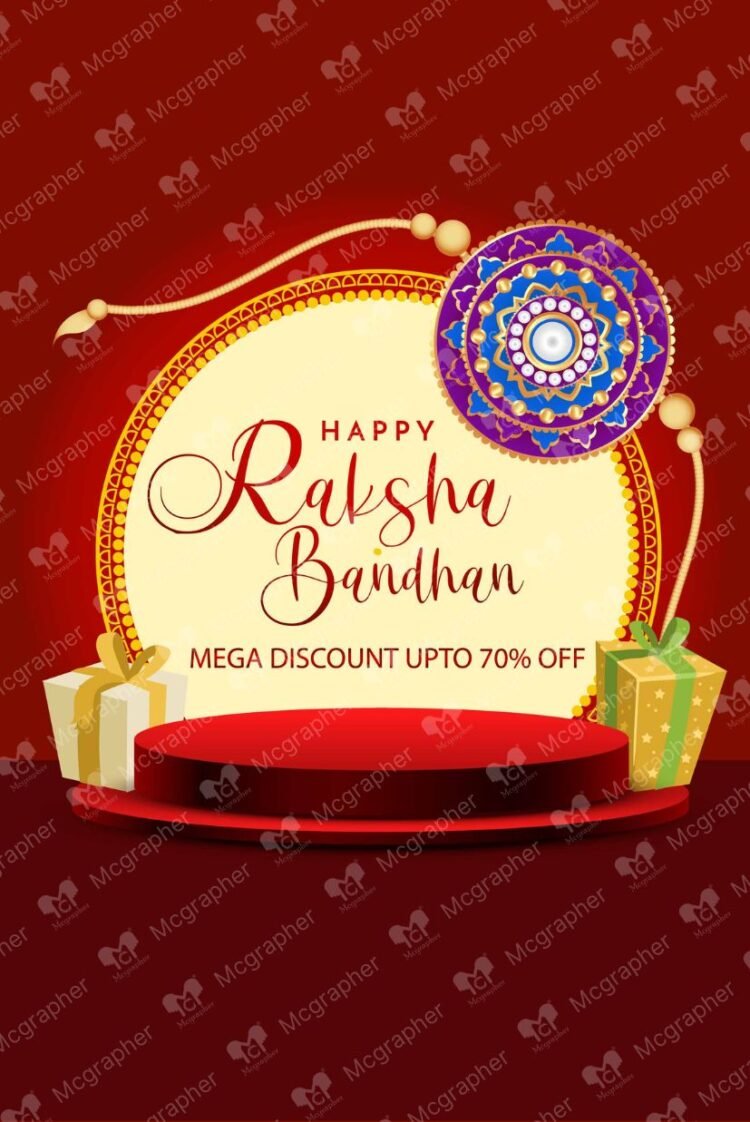 Raksha Bandhan sale stage Illustration