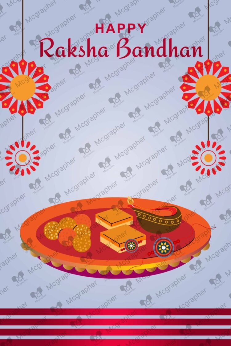 Raksha Bandhan puja Illustration