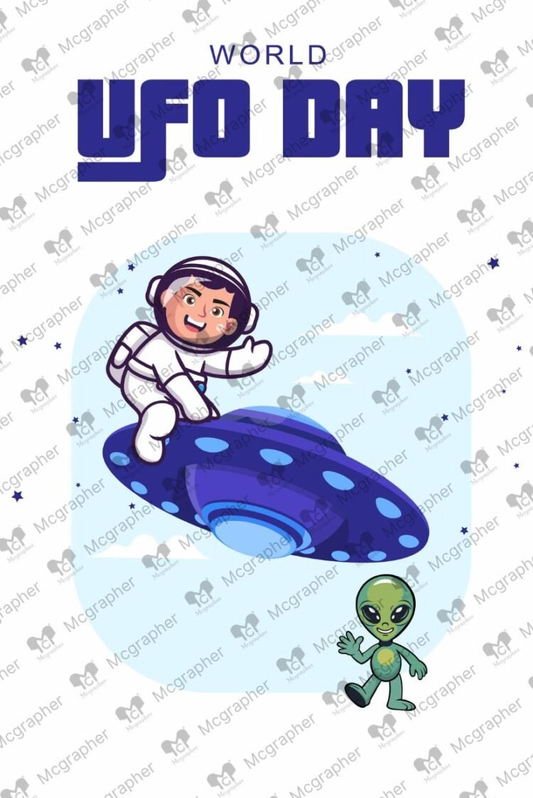 UFO Day Illustration