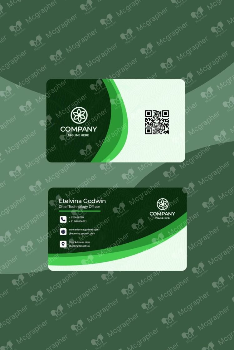 Environmentalist Business Cards Mockup