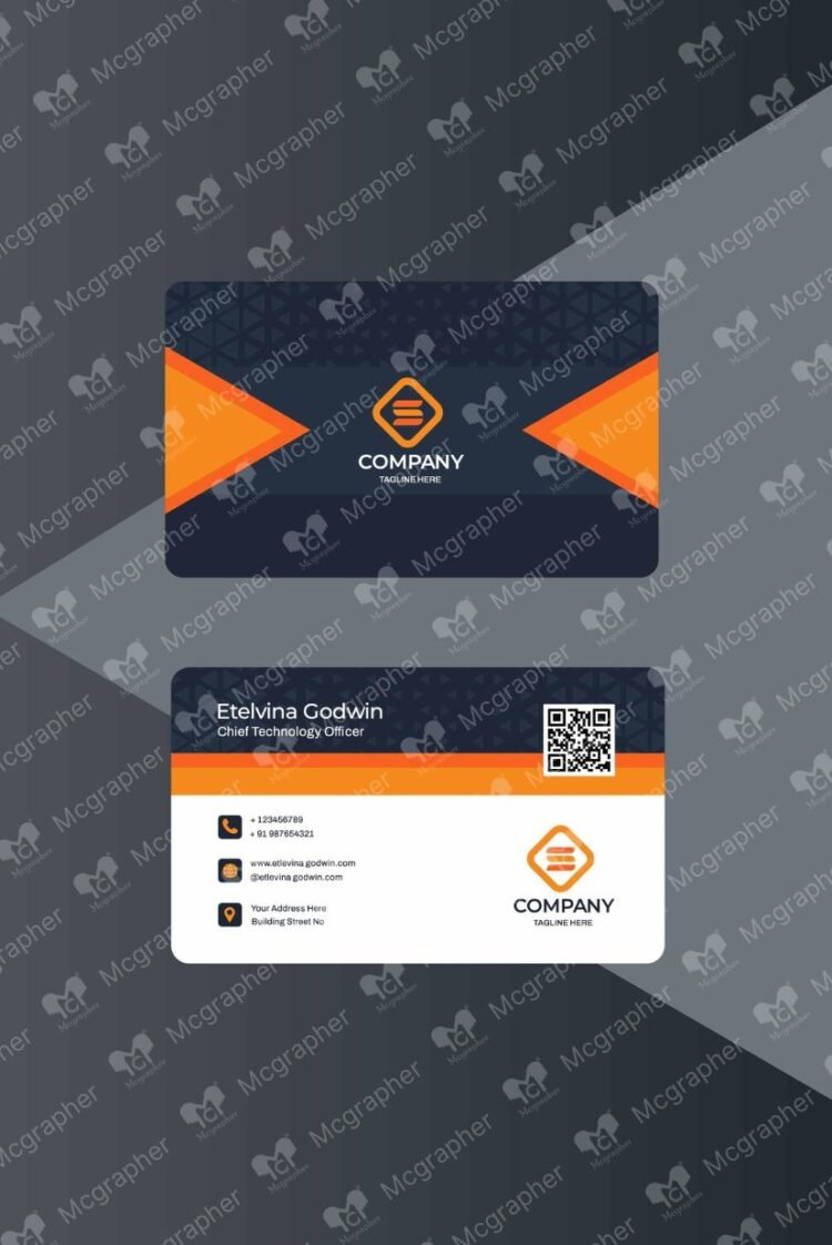 Architect Business visiting Cards Mockup