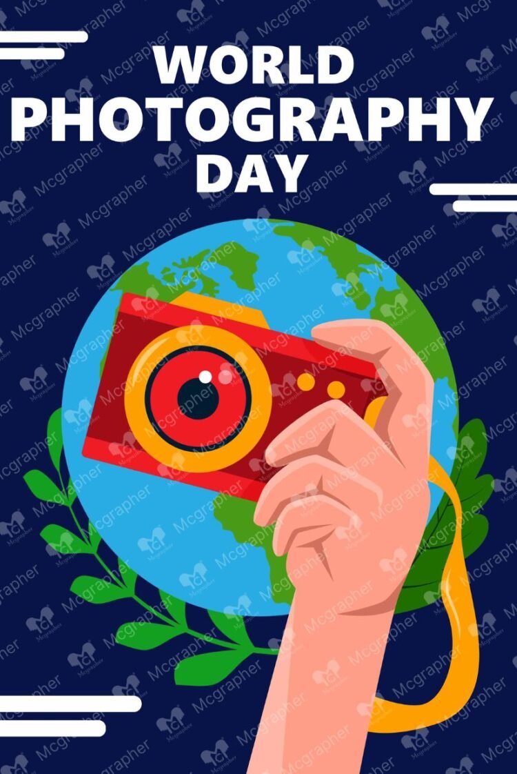 Photography Day creative vector Illustration