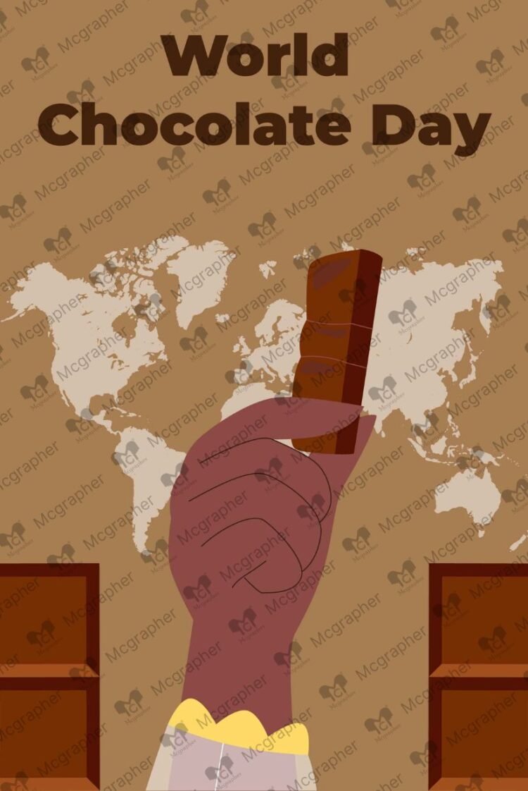 Chocolate Day couple Illustration