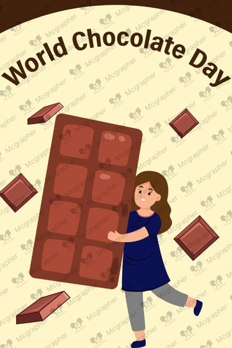 Romantic Chocolate Day Illustration