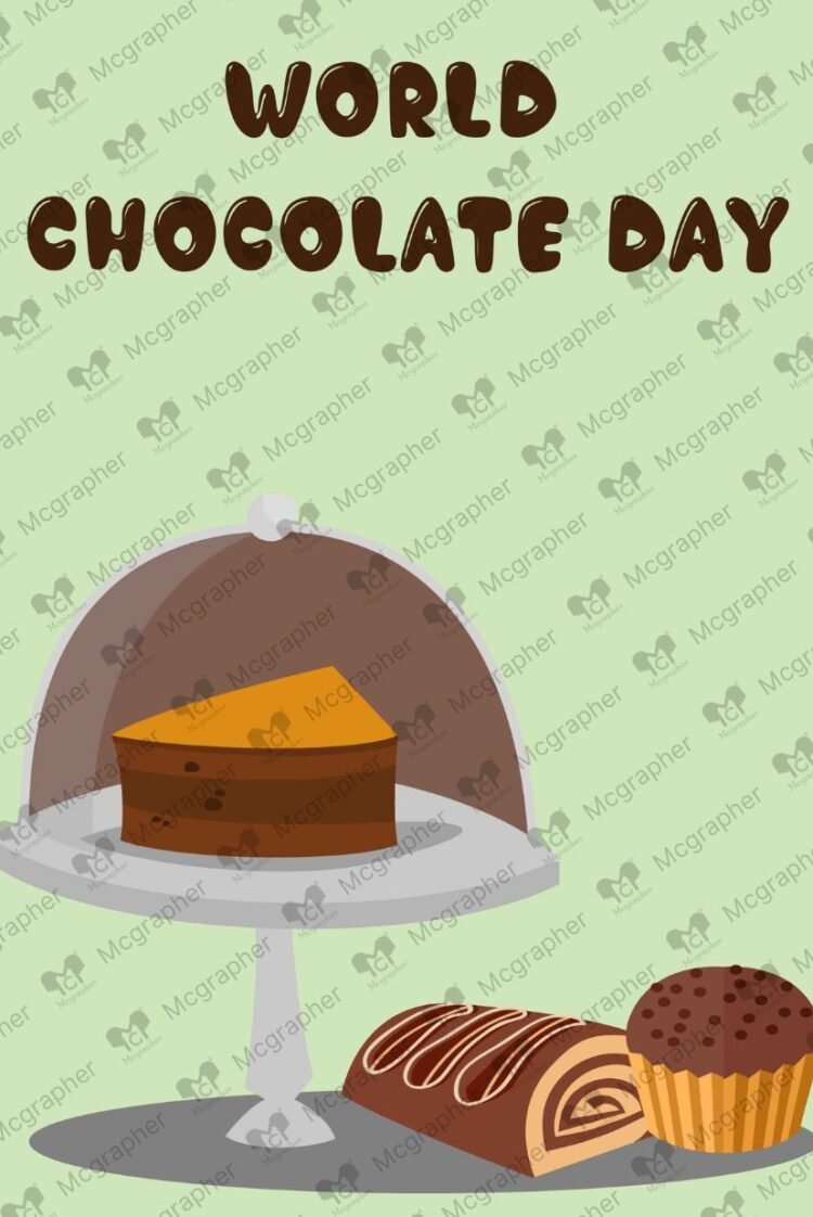 Cute Chocolate Day status Illustration