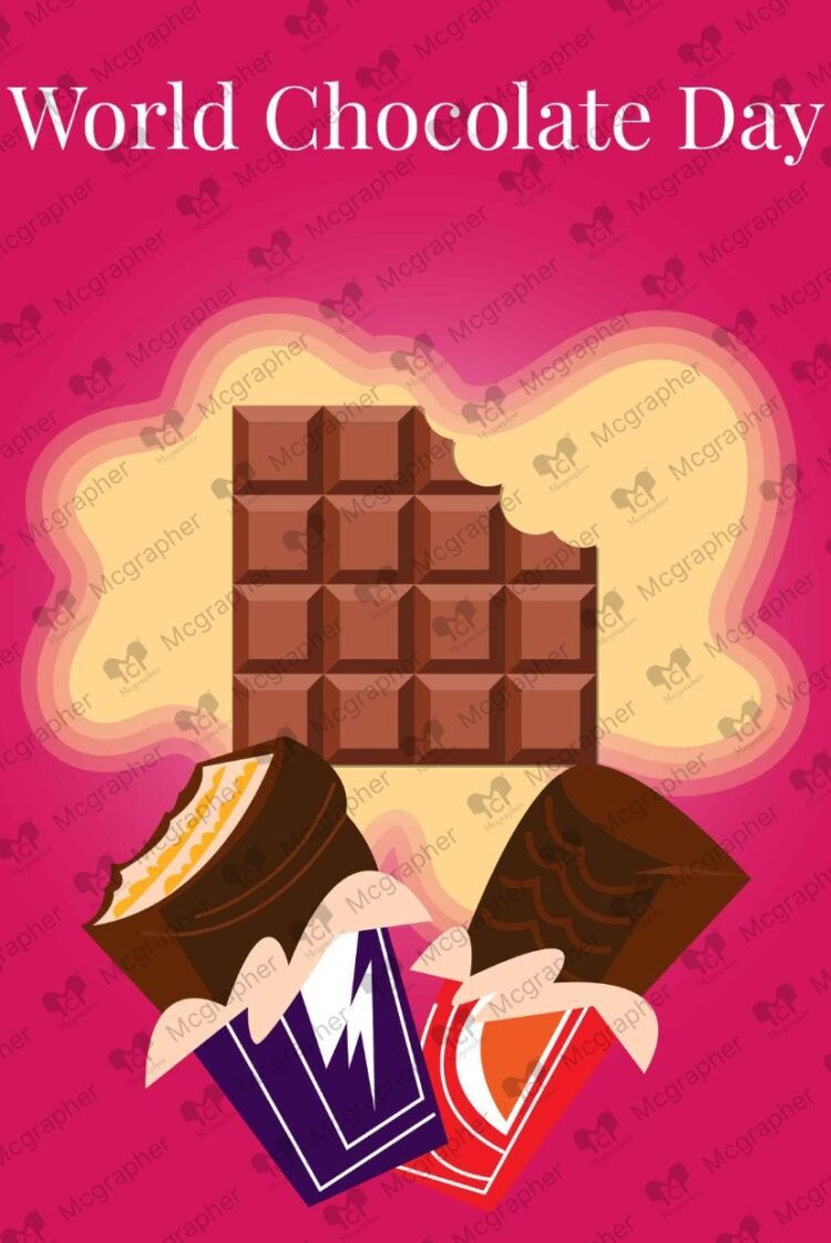 Chocolate Day Gift Idea Illustration